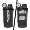 shaker warrior 600ml cierny priehladny 600ml cierna 8653