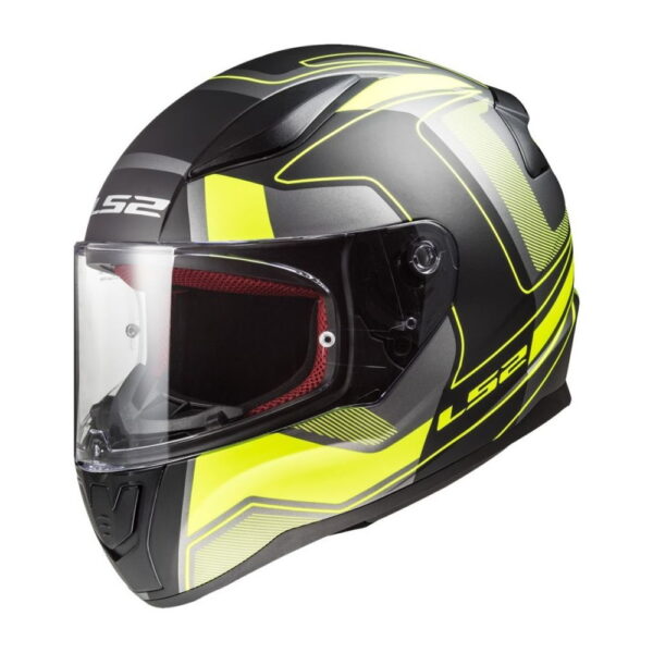 Bukosisak LS2 FF353 Rapid Carrera Black H V Yellow