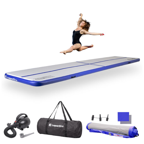 Felfujhato edzoszonyeg Airtrack inSPORTline Airstunt 500x100x10 cm