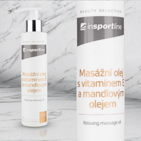 Masszazsolaj inSPORTline E vitaminnak es mandulaolajjal 200 ml