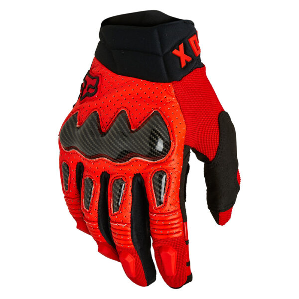 Motocross kesztyu FOX Bomber Ce Fluo Red MX22 fluo piros