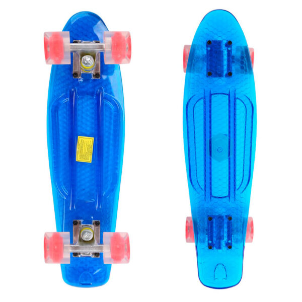 Pennyboard Maronad Retro Transparent vilagito kerekekkel