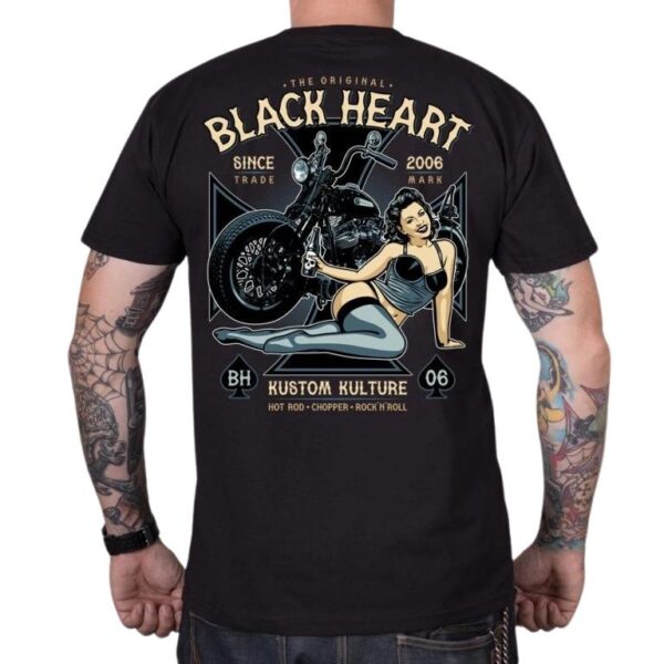 Polo BLACK HEART Ava fekete