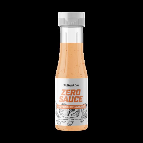 Biotech Zero Sauce 350ml Fuszeres Fokhagyma