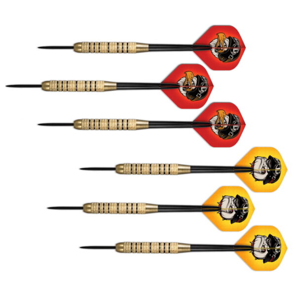 Dart nyil Shot Duel Brass Plated Value Range steel 6db