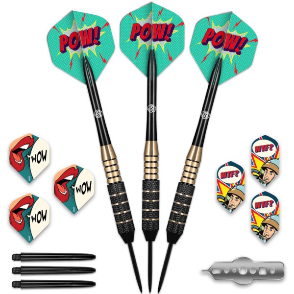 Darts nyil Shot Value Range Gift Pack steel 3 db