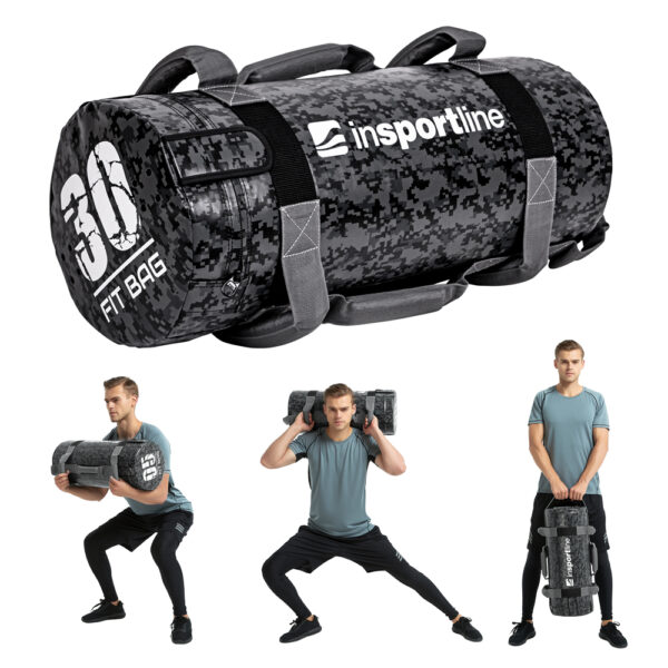 Erosito zsak fogantyukkal inSPORTline Fitbag Camu 30 kg