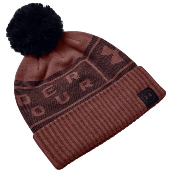 Ferfi kotott sapka Under Armour Big Logo Pom Beanie