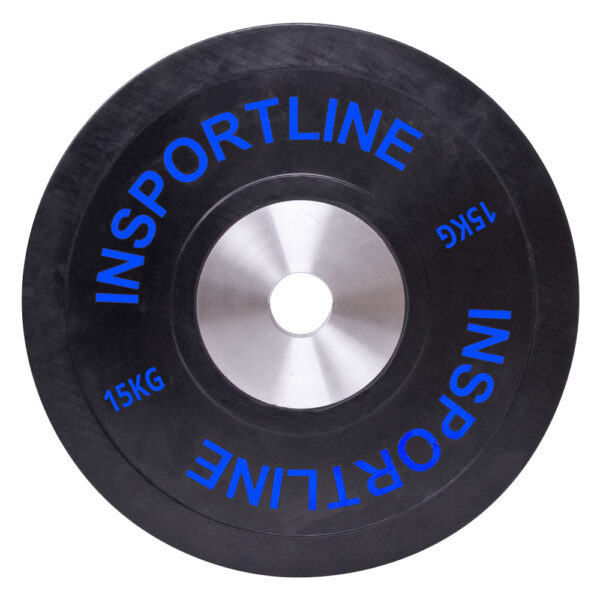 Gumis sulytarcsa inSPORTline Bumper Plate 15 kg