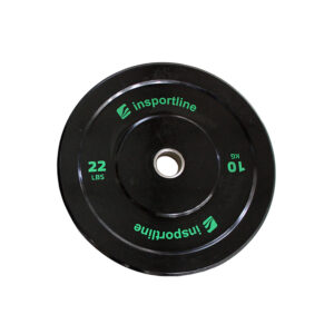 Gumis sulytarcsa inSPORTline Bumper Plate Lite 10 kg 50 mm