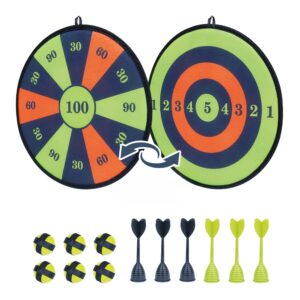 Ketoldalas celtabla dartsokkal es labdakkal inSPORTline DSTS140