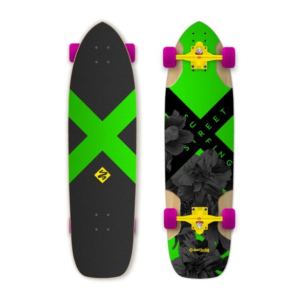 Longboard Street Surfing Freeride Electrica 36