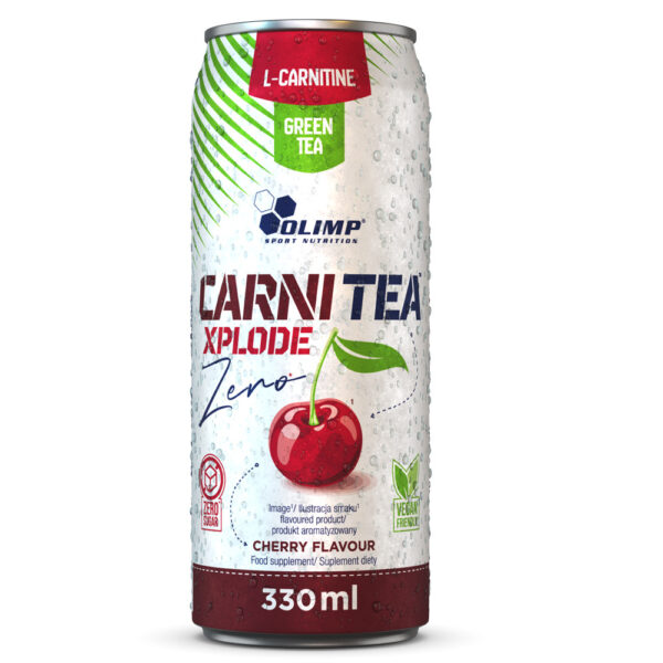 OLIMP CARNI TEA XPLODE ZERO 330ML CHERRY