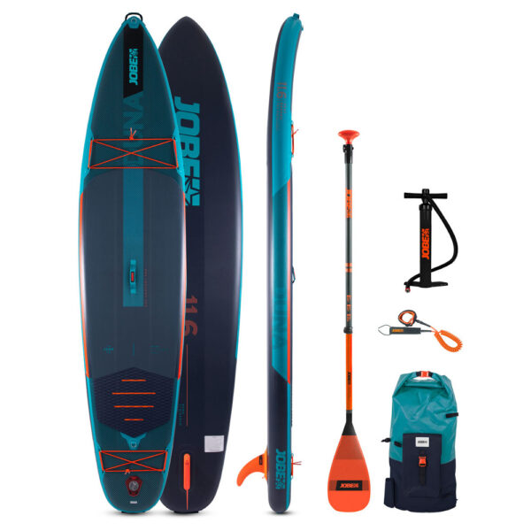 Paddleboard kiegeszitokkel Jobe Aero SUP Duna 11.6