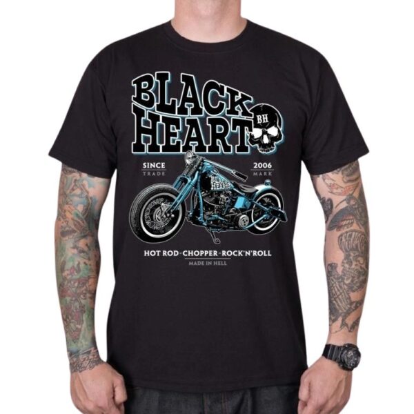 Polo BLACK HEART Blue Bobber fekete