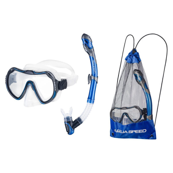 Snorkeling szett Aqua Speed JavaElba kek