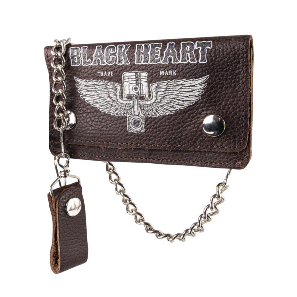 Penztarca Black Heart Rahakot Brown